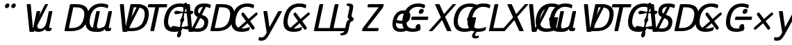 Cabrito Sans Demi Italic