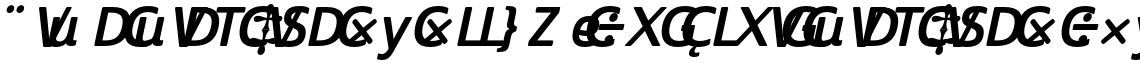 Cabrito Sans Bold Italic