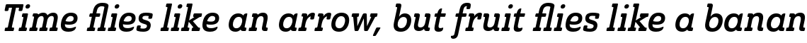 Ainslie Slab Condensed Demi Italic