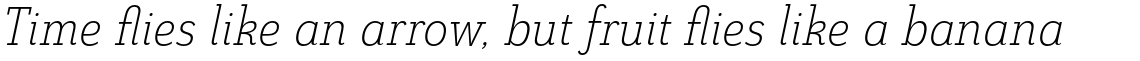 Grenale Slab Condensed Light Italic