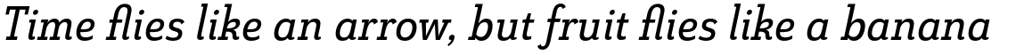 Grenale Slab Condensed Demi Italic