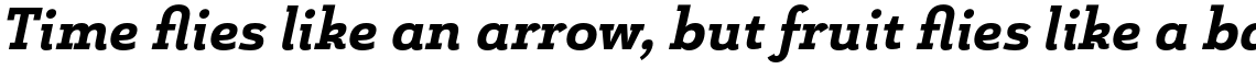 Grenale Slab Extended Black Italic