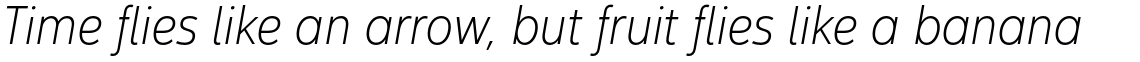 Yorkton Condensed Thin Italic