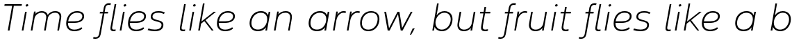 Yorkton Extended Thin Italic