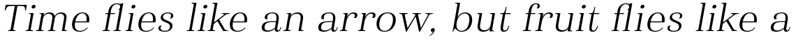 Haboro Extended Light Italic