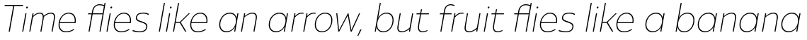 Ultine Condensed Thin Italic