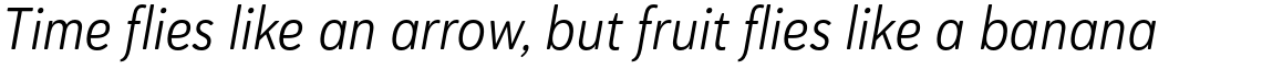 Haboro Soft Condensed Book Italic