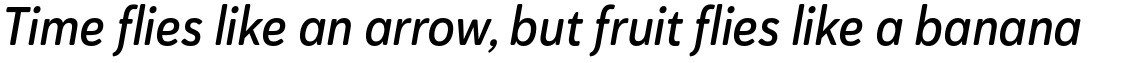 Haboro Soft Condensed Demi Italic