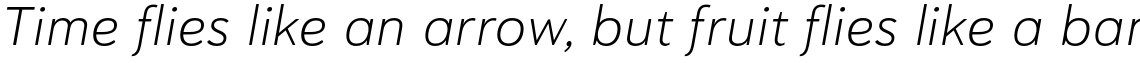 Haboro Soft Extended Light Italic