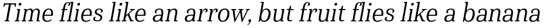 Haboro Serif Condensed Regular Italic