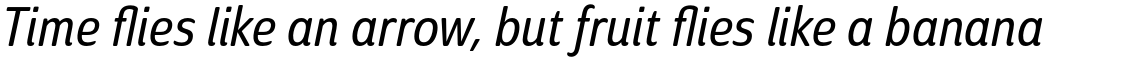 Solitas Condensed Book Italic