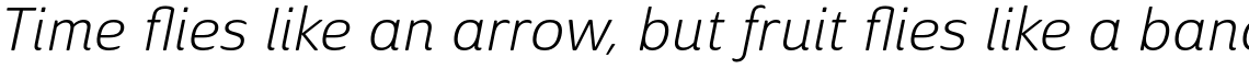 Solitas Extended Light Italic