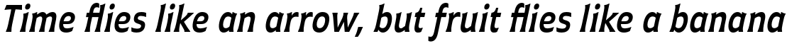 Plathorn Condensed Demi Italic