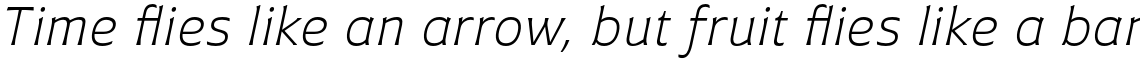 Plathorn Extended Light Italic