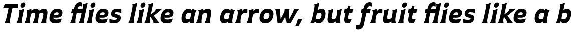 Plathorn Extended Black Italic