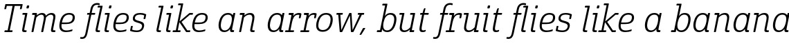 Solitas Slab Normal Light Italic