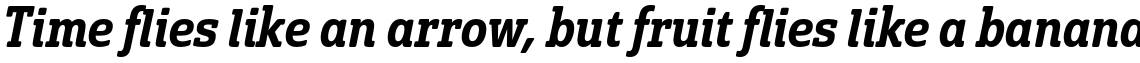 Solitas Slab Condensed Demi Italic