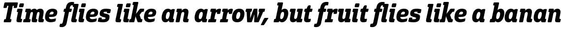 Solitas Slab Condensed Bold Italic
