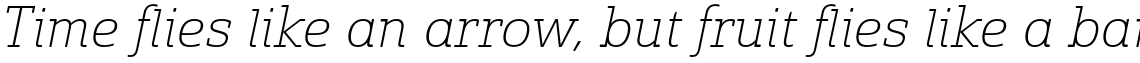 Solitas Slab Extended Thin Italic