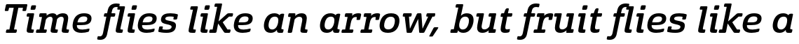 Solitas Slab Extended Medium Italic