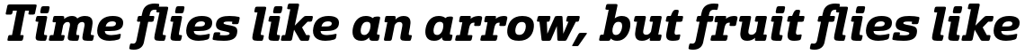 Solitas Slab Extended Bold Italic