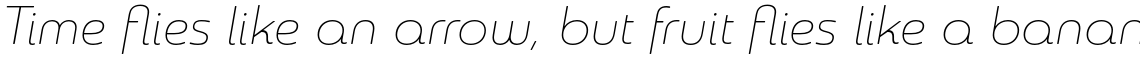 Sangli Extended Thin Italic