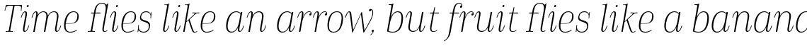 Cabrito Didone Condensed Thin Italic