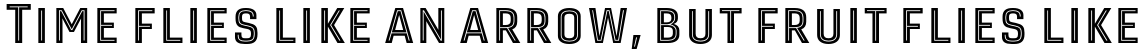 Gineso Titling Inline Bold