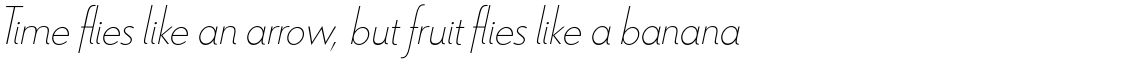 Le Havre Thin Italic