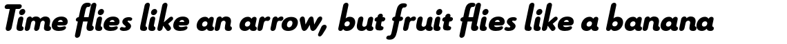 Le Havre Rounded Black Italic