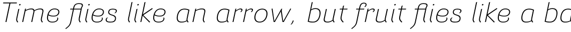 Barcis Expanded Light Italic