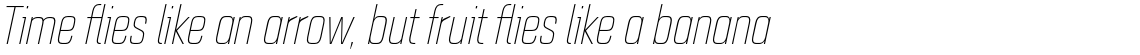 Quarca Condensed Thin Italic