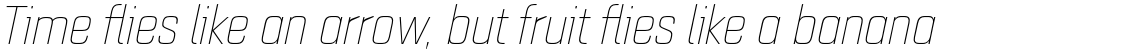 Quarca Normal Thin Italic