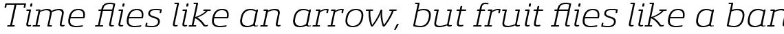 Sancoale Slab Soft Extended Light Italic
