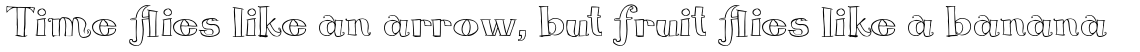 Blue Goblet Serif Outline Med