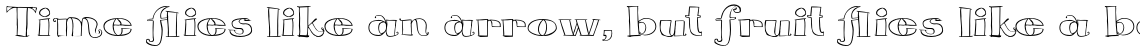 Blue Goblet Serif Outline Bold