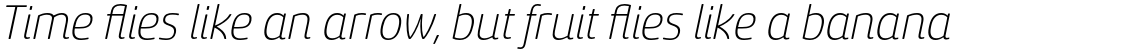 Sancoale Softened Light Italic
