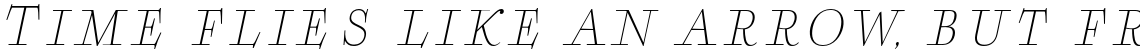 Boncaire Titling Thin Italic