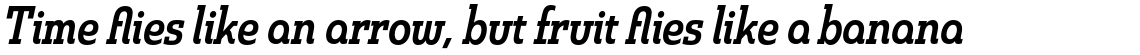 Madurai Slab Condensed Demi Italic