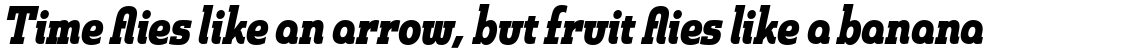 Madurai Slab Condensed Black Italic