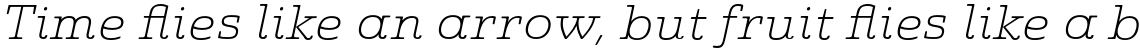 Quatie Expanded Thin Italic