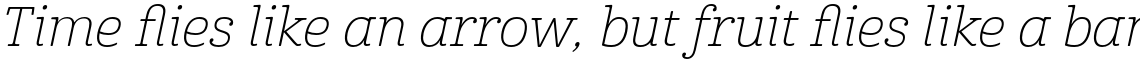 Cabrito Nor Thin Italic