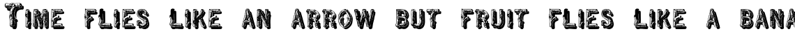 Wood Font Four