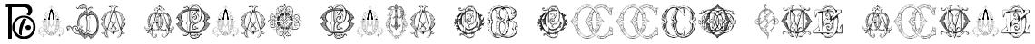 Monocracy Vintage Monograms 0