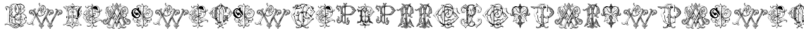 Monocracy Vintage Monograms P