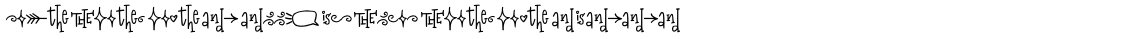 Milky River Cyrillic Symbols