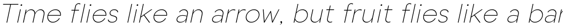 Toma Sans ExtraLight Italic