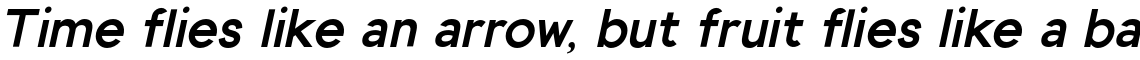 Toma Sans Bold Italic