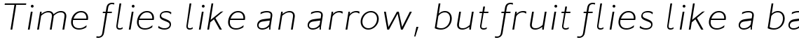 Koya Sans ExtraLight Italic