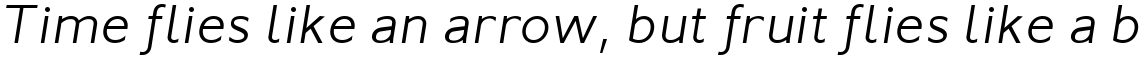 Koya Sans Light Italic